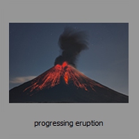 progressing eruption